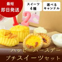 犬 誕生日 ケーキ ハッピー バースデー プチスイーツセット ※お名前入れ不可 即日 誕生日プレゼント デザート スイーツ ディナー 小型犬 老犬 うちの子記念日 ご飯 無添加 お祝い グッズ 帝塚山ハウンドカム