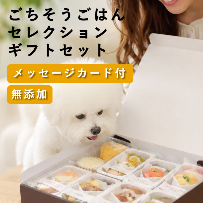 乐天商城 - 犬用 ソーシャルギフト｜ごちそうごはんセレクション ギフトセット（9種）【冷凍便】無添加 ギフト プレゼント おやつ 詰め合わせ 高級 贈り物 お祝い 誕生日 バースデー 記念日 お中元 お歳暮 バレンタイン クリスマス 可愛い ラッピング