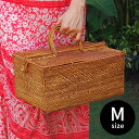 【最大2000円クーポン】 アタ製カゴバッグ ランチバッグM アジア雑貨 アジアン雑貨 バリ島 アタバッグ アタバック ランチバック バッグ バック かごバッグ...