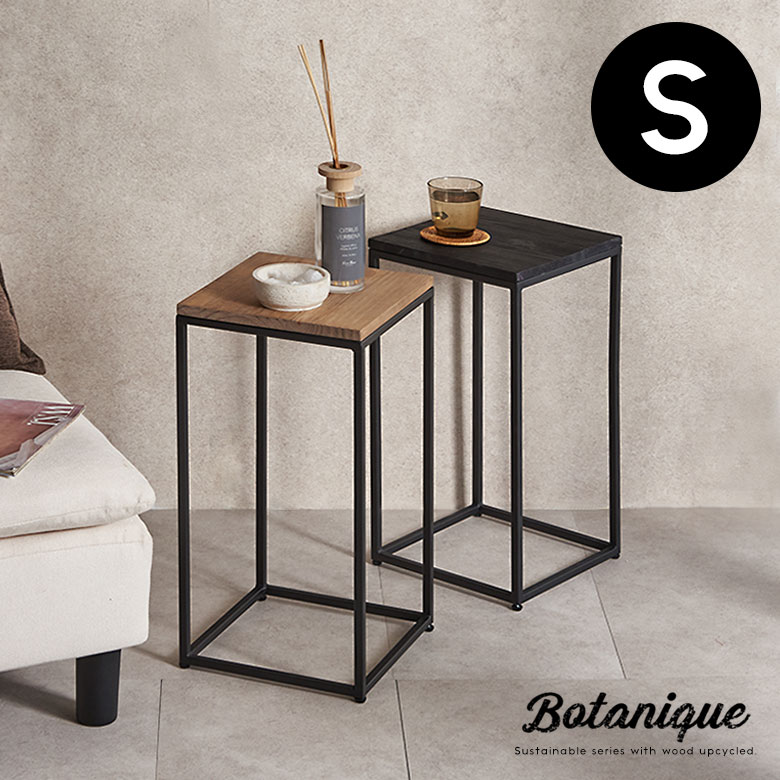 フラワースタンド プランタースタンド 脚付き 木製 アイアン パイン材 Sサイズ 約 W 26cm D 26cm H 50cm シェルフ プランターラック フラ...