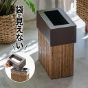 ゴミ箱 ごみ箱 ダストボックス 7L 長方形 四角形 スリム パームリディ 約W 25cm D 14cm H 30cm ナチュラル 見えない 袋が見えない 中身 フェイクレザー 合皮 屑入れ くず入れ リビング キッチン 寝室 モダン おしゃれ 北欧 リゾート 雑貨 インテリア アジアン [11770]