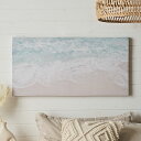 アートパネル 海 波 海岸 砂浜 海辺 キャンパス パネル 約 W 80cm D 40cm H 2.7cm 風景 アート キャンパスアート 爽やか サーフ 絵画...