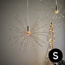 LEDライト クリスマス 電飾 LED ガーランド 50cm コッパー シルバー イルミネーション ライト 電池式 直径 24cm おしゃれ シンプル かわいい...