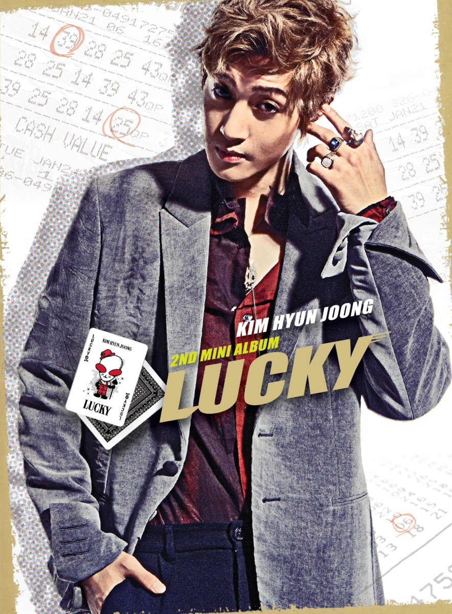 ◇SALE◇【メール便送料無料】キム・ヒョンジュン(SS501リーダー)/LUCKY-2nd Mini Album (CD) 韓国盤　ラッキー