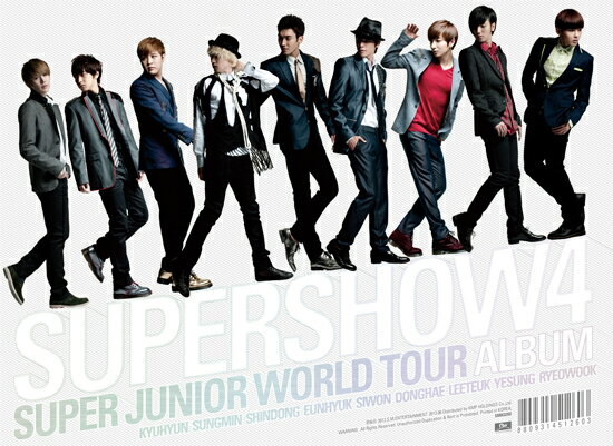 【メール便送料無料】SUPER JUNIOR/The 4th WORLD TOUR SUPER SHOW 4 (3CD) 韓国盤