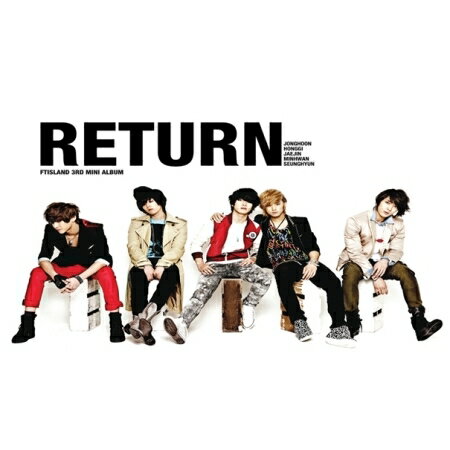 ◇SALE◇【メール便送料無料】FTIsland/RETURN-3rd Mini Album (CD) 韓国盤 エフティアイランド リターン