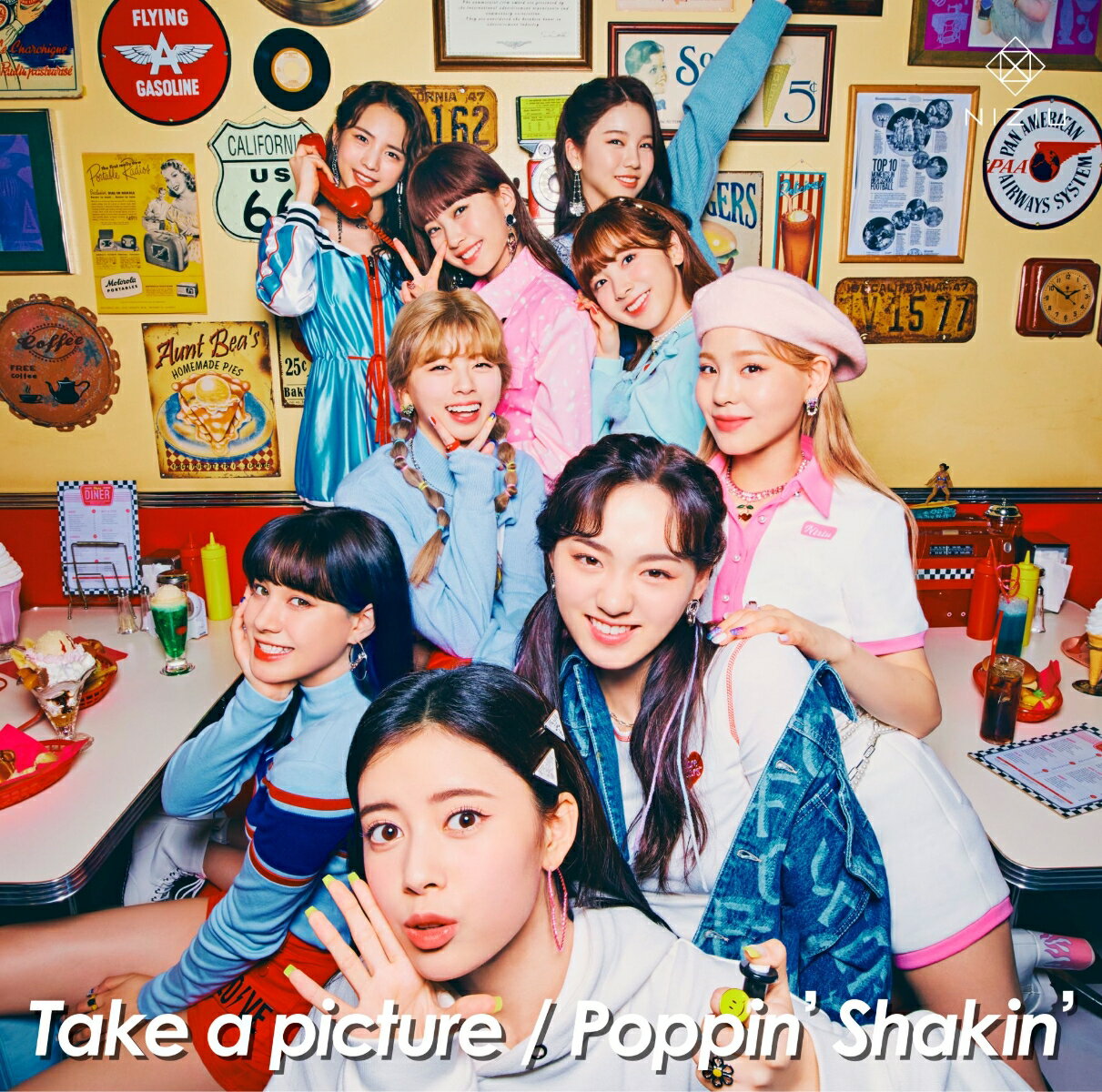 NiziU/ Take a picture/Poppin 039 Shakin 039 ＜通常盤＞ (CD) 日本盤 Nizi U ニジュー テイク ア ピクチャー ポッピン シェイキン