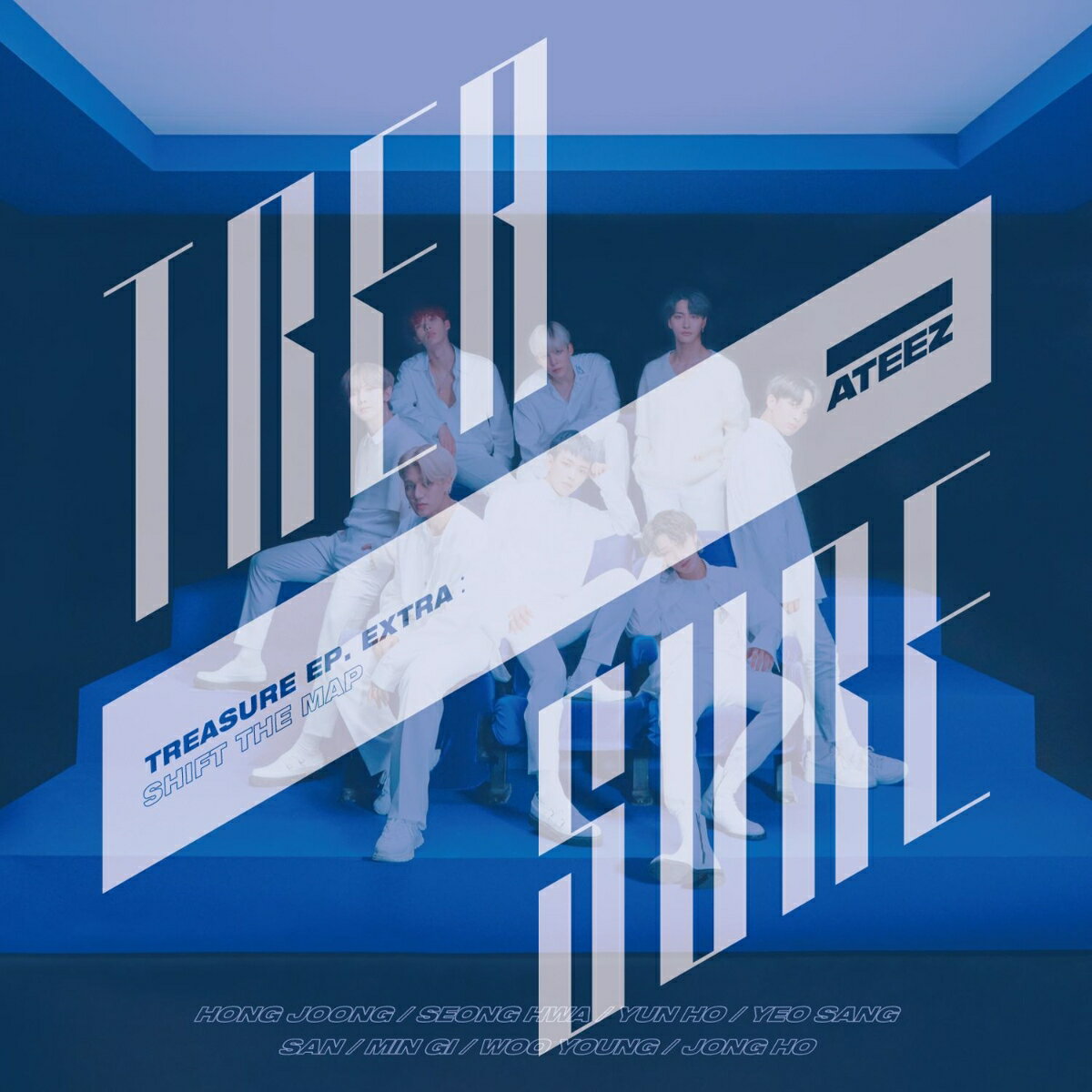 ATEEZ/ TREASURE EP. EXTRA：Shift The Map ＜Type-A＞ (CD DVD) 日本盤 エイティーズ トレジャー エクストラ シフト ザ マップ