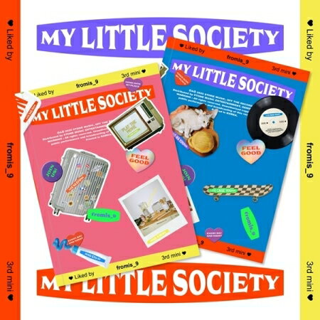 &#54532;&#47196;&#48120;&#49828;&#45208;&#51064; (FROMIS_9) - MY LITTLE SOCIETY (3RD &#48120;&#45768;&#50536;&#48276;) 構成: CD 音声: 韓国語 発売元: Stone Music Entertainment 発売国: KOREA 発売日: 2020年9月17日 [商品案内] 韓国のガールズグループ、FROMIS_9（プロミスナイン）のニューアルバム！ 72ページのフォトブック、ミニカード（全9種からランダム）、フォトカード2枚（全26種からランダム）付き。 ※2バージョンでリリースされますが、ランダムでの発送となります。 [収録曲] CD 01.Feel Good (SECRET CODE) *title 02.Weather 03.星の夜 04.Somebody to love 05.魚　