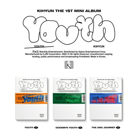 y[֑zLq(Monsta X)/ YOUTH: 1st Mini Album _ (CD) ؍Ձ@KIHYUN@[X