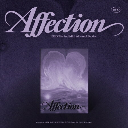 Ⴡ[֑BE'O/ Affection- 2nd Mini AlbumBOX ver. (CD) ؍ rI AtFNV