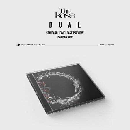 【メール便送料無料】THE ROSE/ DUAL (Jewel Case Album)＜Dusk Ver.＞ (CD) 韓国盤 ザ・ローズ 　デュアル