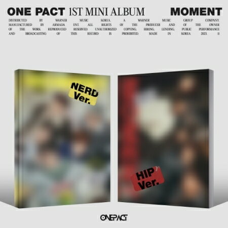 ◇SALE◇【メール便送料無料】ONE PACT (ワンパクト)/MOMENT-1st Mini Album ※ランダム発送 (CD) 韓国盤　モーメント