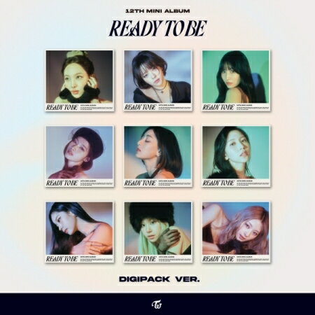 &#53944;&#50752;&#51060;&#49828; (TWICE) - READY TO BE (12TH &#48120;&#45768;&#50536;&#48276;) Digipack Ver. [9&#51333; &#51473; &#47004;&#45924; 1&#51333;] 構成: CD 音声: 韓国語 発売元: JYP Entertainment 発売国: KOREA 発売日: 2023年3月10日 [商品案内] 9人組ガールズグループTWICE（トゥワイス）が12枚目のミニアルバムをリリース！ カバー、フォトブック、CD、フォトカード（全9種のうちランダム）、折り畳みポスター、ステッカー（全9種のうちランダム）付き。 ※9バージョンでリリースされますが、ランダムでの発送となります。 [収録曲] CD　