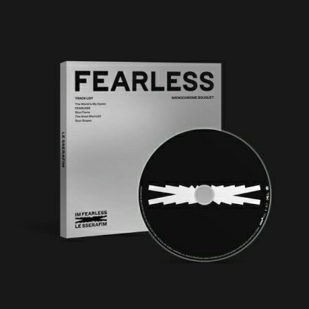  LE SSERAFIM/ FEARLESS-1st Mini Album ＜Monochrome Bouquet Ver.＞※ランダム発送 (CD) 韓国盤 ルセラフィム　ル・セラフィム　フィアレス