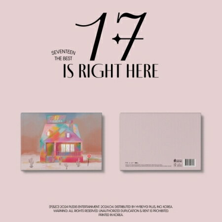 SEVENTEEN/ SEVENTEEN BEST ALBUM [17 IS RIGHT HERE] ＜Deluxe Ver.＞ (2CD) 韓国盤 セブンティーン ベストアルバム セブンティーン・イズ・ライト・ヒアー　セブチ