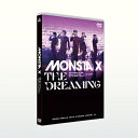 MONSTA X:THE DREAMING -JAPAN STANDARD EDITION- 構成: DVD 収録時間: 約90分 音声: 韓国語 字幕: 日本語 発売元: エイベックス・ピクチャーズ 発売国: JAPAN 発売日: 2022年12月23日 [商品案内] 全世界約70ヵ国で公開されたMONSTA X初となる映画！ モンスター級K-POPグループ、MONSTA X6年の歩みと、現在進行形のトップへの挑戦を描き、2021年12月8日より全世界約70ヵ国で公開された映画「MONSTA X:THE DREAMING」がDVDにて発売!彼らの6年の歩みと挑戦、ファンへの熱い想い、そしてこの映画の為に収録された多くの楽曲パフォーマンス。メンバーそれぞれの独占インタビュー、アメリカでの活動中のプライベートなエピソード、この映画の為に収録された数々のヒット曲のスペシャルライブ映像など多彩な内容で構成された本作には、2021年12月10日のアメリカ発売アルバム『THE DREAMING』からの楽曲の初ライブ映像も収録。 [特典] セットリストシート [収録曲] DVD 本編、劇場予告編、PR映像　