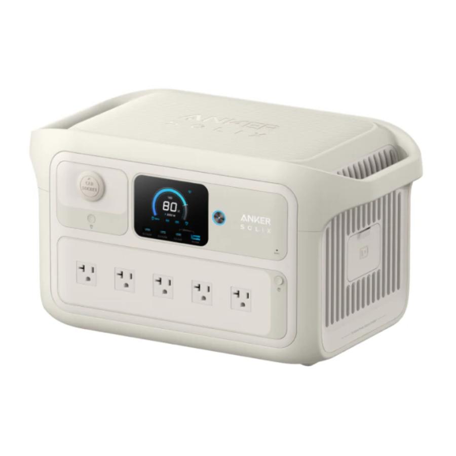 [在庫有] Anker Solix C2000 Gen 2 オフホワイト Portable Power Station 最小クラス 2048Wh ポータブル電源 定格出力2000W 停電時自動切り替え機能 大容量