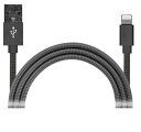 【マラソン 10%offクーポン】 充電ケーブル iPhoneケーブル 1.5m グレー ステンレス ケーブル Lightning USBケーブル 充電 同ライトニングケーブル 充電器 充電ケーブル iPhone iPad(2)
