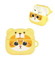 AirPods Pro 第2世代 モフサンド キャラクター くまにゃん かわいい AirPodsPro対応 シリコンケース 耐衝撃 カバー ケース 保護 アクセサリーホール付 Type-Cモデル対応