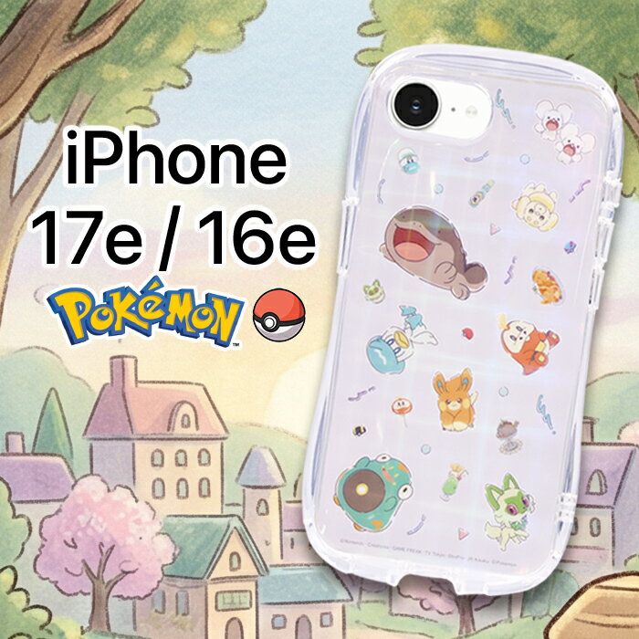 Rakuten - iPhone17e 16e ケース ポケモン キャラクター iPhone 16e 17e 耐衝撃 ホゲータ ニャオハ ワッカネズミ パモ パルデア地方 カバー スマホカバー スマホケース アイフォン16e アイフォン17e