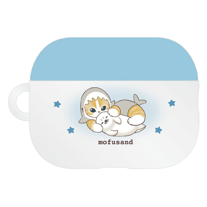 Rakuten - mofusand ねこ サメにゃん AirPodsPro3 ケース AirPodsPro 第三世代 第3世代 エアポッズプロ 3 Apple アップル イヤホンケース かわいい おしゃれ 人気 猫 ネコ 鮫 さめ ワイヤレスイヤホン ソフトケース 保護ケース 耐衝撃 傷防止 指紋防止 カバー