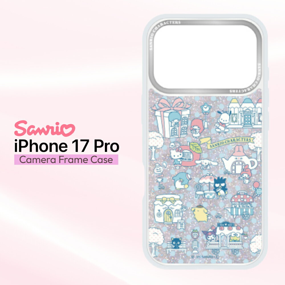 乐天商城 - iPhone17Pro ケース サンリオキャラクターズ サンリオ 公式 ライセンス かわいい キャラクター クリア キラキラ インナーシート 2WAY 着せかえ ハイブリット 耐衝撃 カメラ保護 傷に強い カメラフレーム フチ スマホカ
