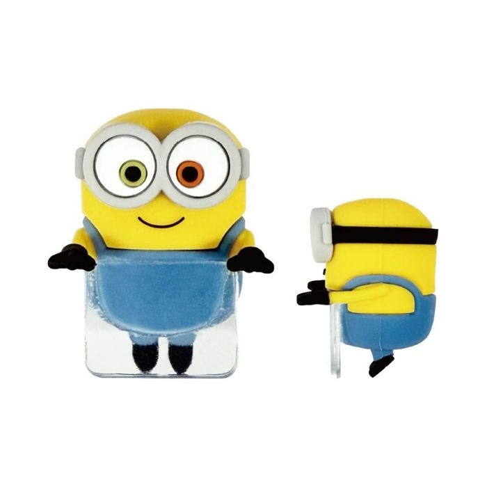 ミニオンズ ボブ 怪盗グルー スマホデコ マスコット ひょっこり かわいい おしゃれ 人気 キャラクター 貼り付けタイプ 跡が残りにくい ワンタッチ デコレーション フィギュア 顔を出す パソコン PCモニター タブレット 飾り 装飾 ワンポイント 軽量