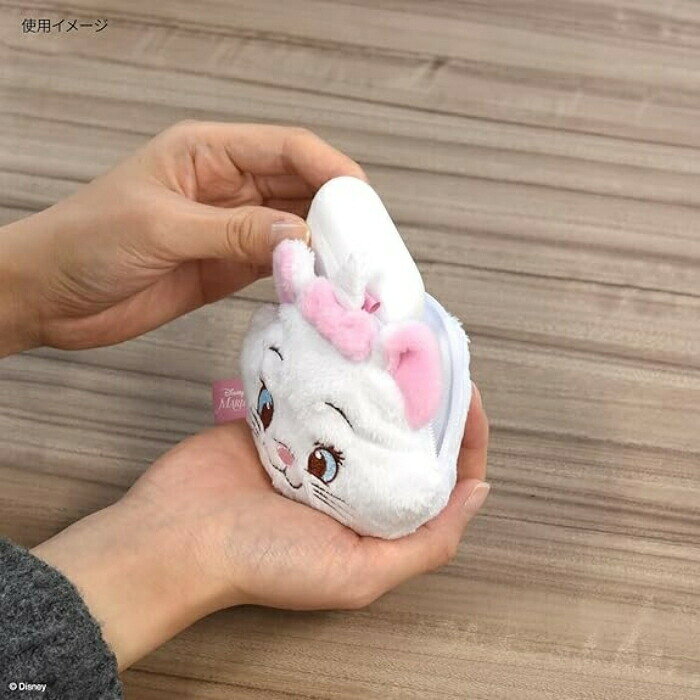おしゃれキャット マリー ポーチ ディズニー Disney かわいい キャラクター 化粧ポーチ ミニポーチ イヤホンケース 充電ケーブル ガジェット ケース 小物収納 コインケース 小銭入れ カラビナ付き ファスナー付き Disneyグッズ おしゃれ 人気 ふわふわ ガジェットポーチ asialoop-10112238 FiveStar楽天市場店 サンプル画像3