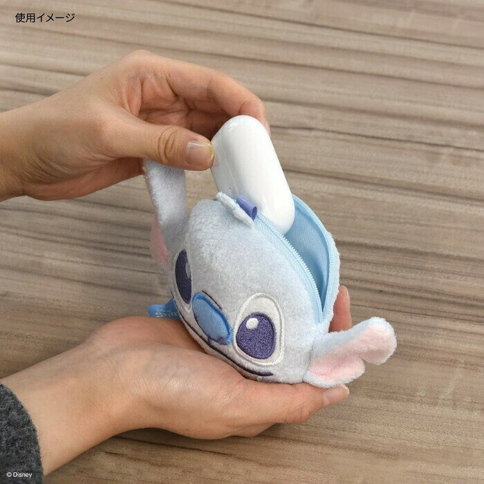スティッチ ポーチ ディズニー Disney かわいい キャラクター 化粧ポーチ ミニポーチ イヤホンケース 充電ケーブル ガジェット ケース 小物収納 おしゃれ コインケース 小銭入れ カラビナ付き ファスナー付き Disneyグッズ 人気 ふわふわ ガジェットポーチ イヤホンポー asialoop-10112236 FiveStar楽天市場店 サンプル画像3