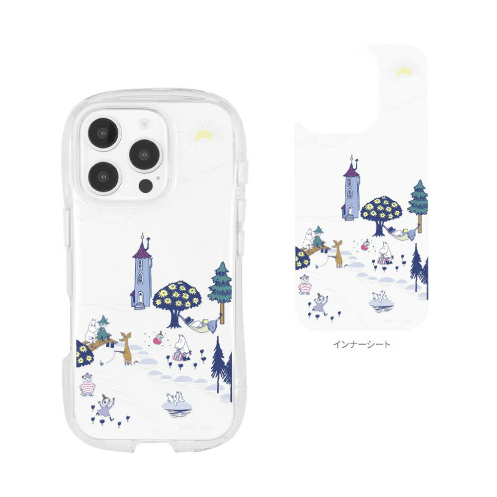iPhone 16 Pro ケース ムーミン アイフォン16プロ 北欧 スマホケース TPU スナフキン ミィ かわいい キャンプ ハイブリットケース カバー スマホカバー