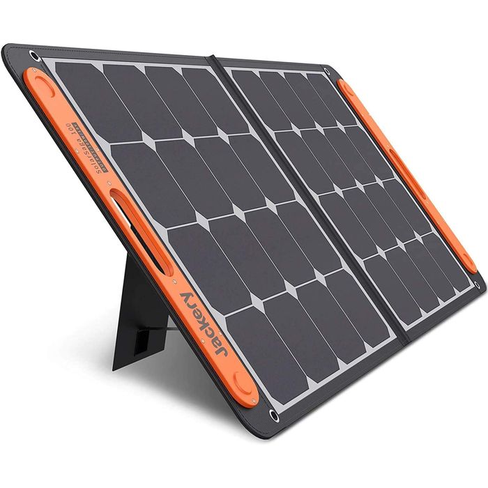 Jackery ジャックリー Jackery SolarSaga 1 ソーラーパネル 100W ソーラーチャージャー DC ポータブル電源 充電器 超薄型 軽量 コンパクト 単結晶 防災 防水