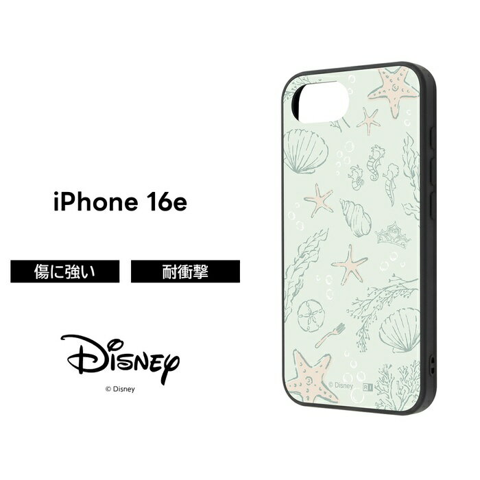 乐天商城 - iPhone17e ケース ディズニー プリンセス iPhone16e アイフォン 17e 16e アリエル リトルマーメイド かわいい 耐衝撃 ソフト ハード スマホケース キャラクター 可愛い