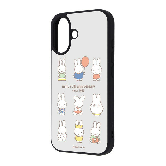 樂天商城 - iPhone 16 ケース ミッフィー キャラクター iPhone16 アイフォン16 miffy 可愛い おしゃれ うさぎ 耐衝撃 保護 ソフト ハード スマホケース かわいい