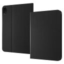 iPad mini ケース シンプル 第7世代 第6世代 iPadmini A17Pro 7 6 アイパッド ミニ レザーケース ブラック 丈夫 スタンド 動画...