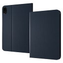 iPad mini ケース シンプル 第7世代 第6世代 iPadmini A17Pro 7 6 アイパッド ミニ レザーケース ネイビー 丈夫 スタンド 動画...