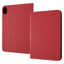 iPad mini ケース シンプル 第7世代 第6世代 iPadmini A17Pro 7 6 アイパッド ミニ レザーケース レッド 丈夫 スタンド 動画視...
