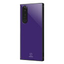 Xperia5 III カバー ケース 耐衝撃 衝撃に強い 保護 KAKU ハード ソフト クッション SO-53B SOG05 A103SO XQ-BQ42 SIMフリー docomo au softbank パープル