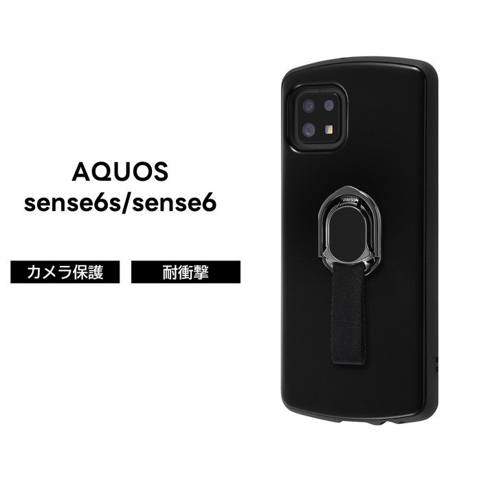 乐天商城 - AQUOS sense6s AQUOS sense6 ケース ブラック SHG07 SH-54B SHG05 SH-M19 耐衝撃 シンプル おしゃれ