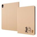 【お買い物マラソン 10%ポイント】iPad Air 第5世代 iPad Air 第4世代 トムとジェリー カバー ケース 手帳型 レザー 革 保護 シンプル ...