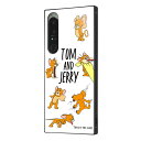 【8月マラソン 10%OFFクーポン】Xperia 1 IV ケース SOG06 SO-51C カバー トムとジェリー 耐衝撃 キャラクター ハードケース ソフ...