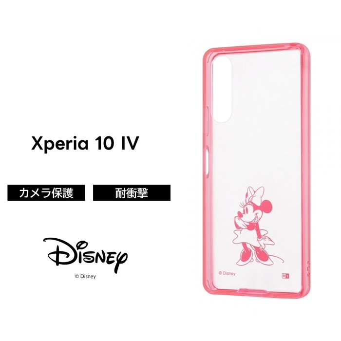 乐天商城 - Xperia 10 IV ケース SOG07 SO 52C ディズニー キャラクター ハードケース ソフトケース スマホケース Charaful クリア ミニーマウス かわいい 透明 可愛い