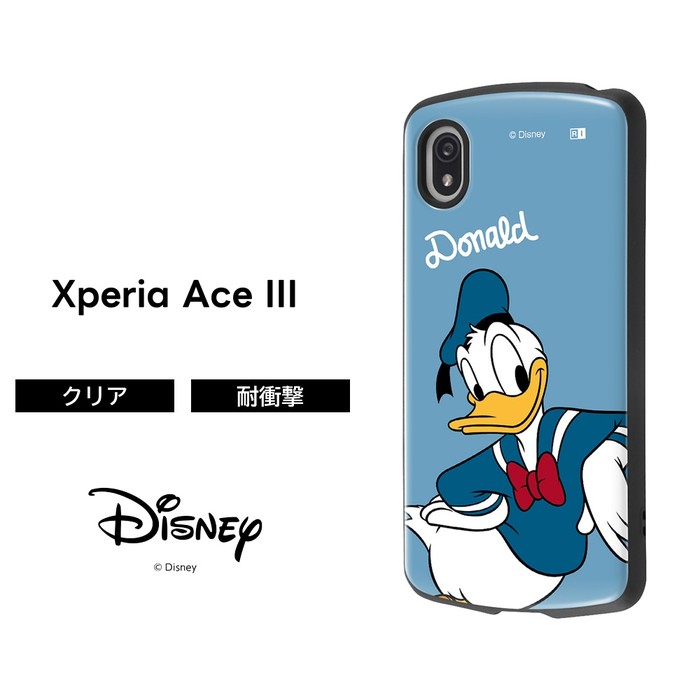 乐天商城 - Xperia Ace III ケース SO 53C SOG08 ディズニー 耐衝撃 キャラクター ハードケース ソフトケース スマホケース ProCa ドナルドダック かわいい 可愛い