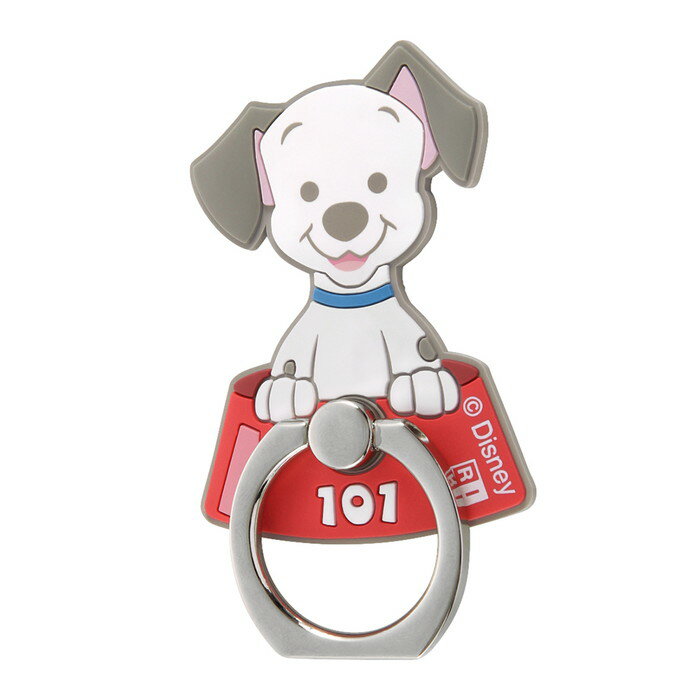 スマホリング ディズニー バンカーリング スマホ リング 101匹わんちゃん ダルメシアン わんこ 犬 ワンコ ワンちゃん 落下防止 フィンガーリング 指輪 360度回転