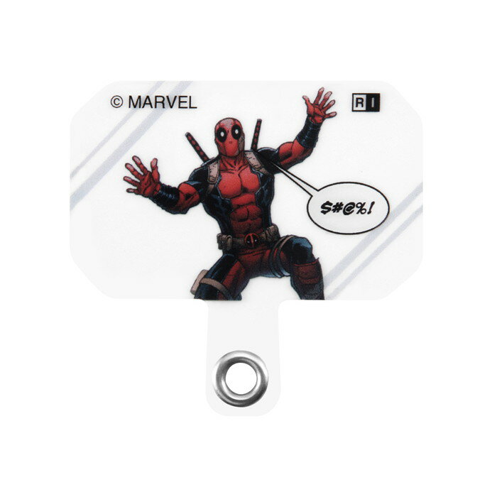 【商品説明】 (C) MARVEL スマートフォンのドレスアップとケースの機能性UPを同時に叶える、『デッドプール』のデザインが施されたストラップホルダー。 端末とスマホケースの間に挟むだけで、いつものケースにストラップホールをプラス！ 薄くしなやかな素材なので、付けたまま充電可能です。 （耐荷重：約1kg / 端子口の幅が12mm以上のケースに対応） キャラクター名： デッドプール ( DEADPOOL )( ウェイド・ウィルソン ) 対応機種各種スマートフォン カラーデッドプール_2 素材TPU 亜鉛合金素材 関連キーワード： スマホ ショルダー ストラップホルダー ストラッパー ストラップ ショルダーストラップ デッドプール Deadpool デップー でっぷー マーベル MARVEL マーベルヒーロー アメコミ ヒーロー スマホショルダー 斜めがけ 首掛け 肩掛け 斜め掛け スマホストラップ ネックストラップ 携帯ストラップ 首掛けストラップ 首から下げる 着脱簡単 長さ調節可能 落下防止 紛失防止 長さ 調節可能 100CM 120CM 140CM ナイロン 社員証 アウトドア 手ぶら お出かけ 公園 IDホルダー カメラ 懐中電灯 名札 適合 軽量 頑丈 保護 カードホルダー ワイヤレス充電 全機種対応 各種スマートフォン iphone アイフォン android アンドロイド Galaxy Xperia AQUOS かわいい おしゃれ 上品 レディース メンズ ストラップホルダー HANYOUSPdeadpool【商品説明】 (C) MARVEL スマートフォンのドレスアップとケースの機能性UPを同時に叶える、『デッドプール』のデザインが施されたストラップホルダー。 端末とスマホケースの間に挟むだけで、いつものケースにストラップホールをプラス！ 薄くしなやかな素材なので、付けたまま充電可能です。 （耐荷重：約1kg / 端子口の幅が12mm以上のケースに対応） キャラクター名： デッドプール ( DEADPOOL )( ウェイド・ウィルソン ) 対応機種各種スマートフォン カラーデッドプール_2 素材TPU 亜鉛合金素材