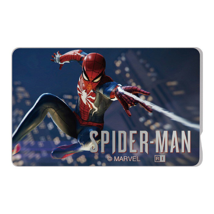 スパイダーマン ICカードステッカー デコシール 貼ってはがせる ICカード ステッカー シール MARVEL キャラクター グッズ スイカ パスモ 定期券 Suica PASMO