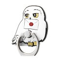 スマホリング ハリーポッター グッズ スマホ リング ヘドウィグ フクロウ 全機種対応 バンカーリング スマホグリップ 落下防止 スタンド機能 フィンガーリング