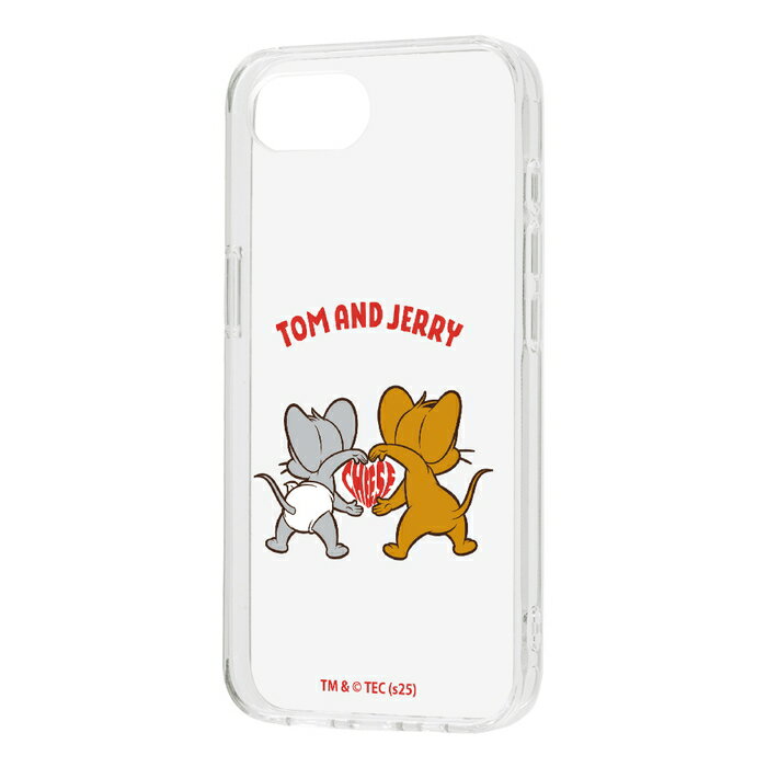 Rakuten - iPhone17e ケース トムとジェリー クリア iPhone16e アイフォン 17e 16e キャラクター ジェリー タフィー かわいい 耐衝撃 おしゃれ 人気 背面クリア 黄ばまない 透明 トムジェリ トム＆ジェリー カメラ レンズ 保護 ハイブリッド カバー スマホケース スマホカバー