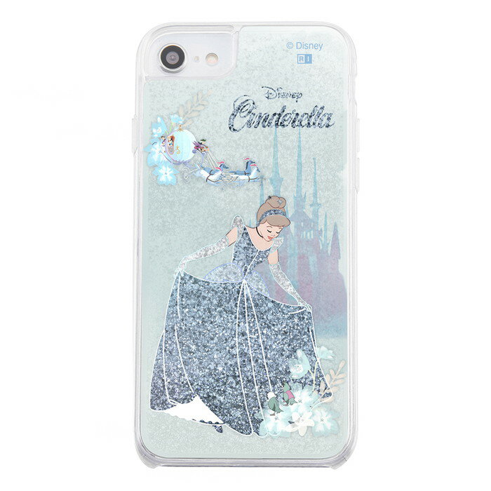 iPhoneSE ケース シンデレラ Disney iPhone SE SE3 SE2 8 7 6s 6 ラメ キラキラ カバー ソフト ソフトケース ハード ハードケース スマホケース スマホカバー