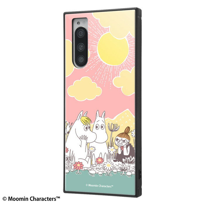 Xperia5 ムーミン カバー ケース 耐衝撃 衝撃に強い 保護 傷に強い ハード ソフト クッション SO-01M SOV41 901SO J9260 SIMフリー docomo au softbank